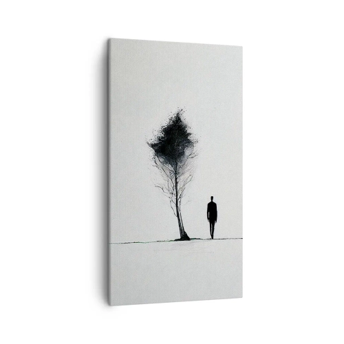 Impression sur toile - Image sur toile - Nous errons tous - 45x80 cm