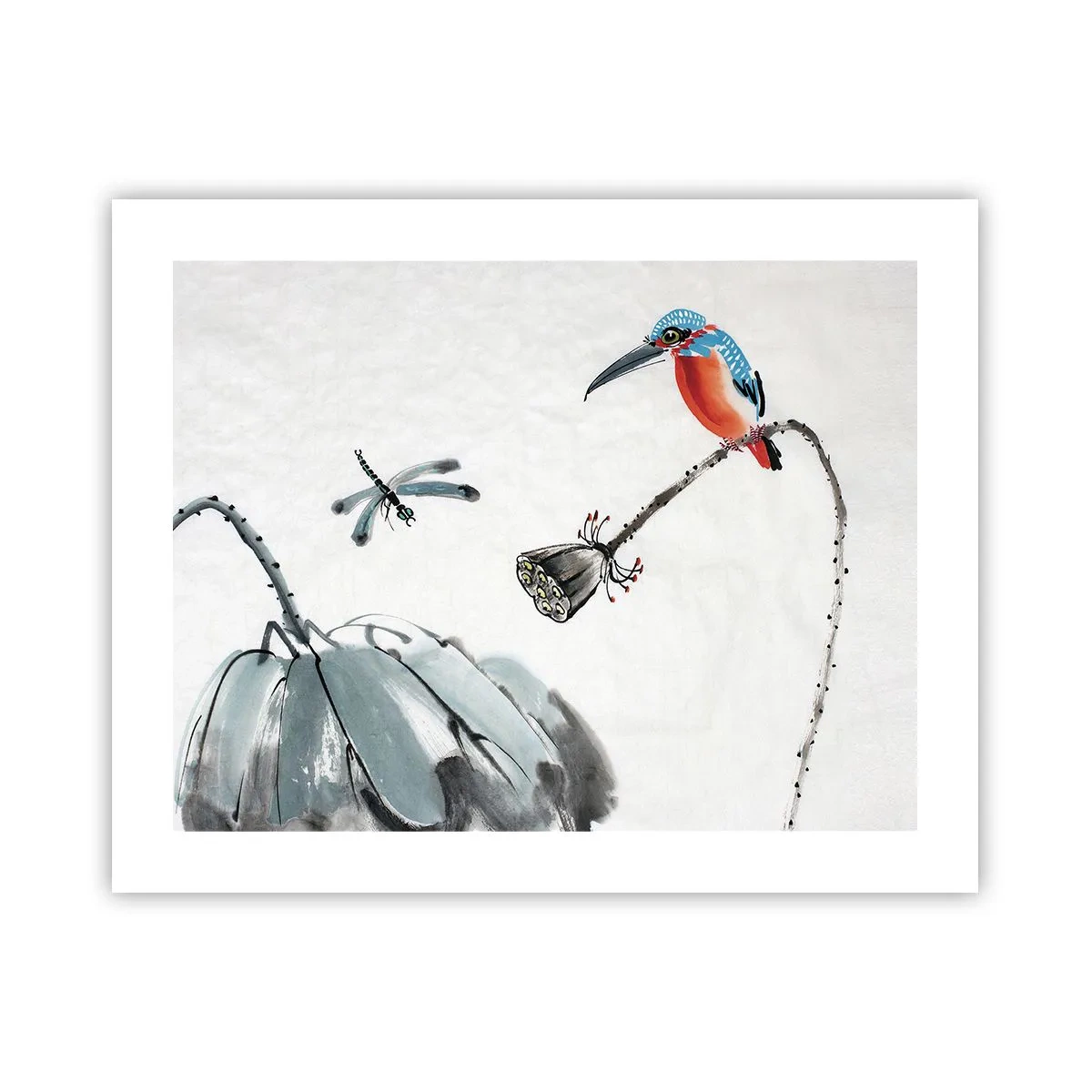 Affiche - Poster - La vie du champ - 50x40 cm