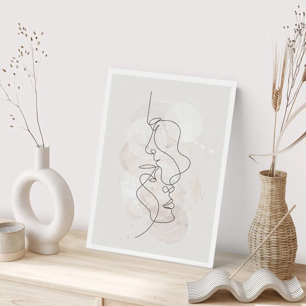 Affiche - Poster - Emmêlé dans une étreinte - 30x40 cm