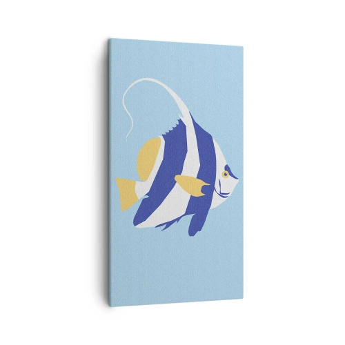 Impression sur toile - Image sur toile - Miss eaux tropicales - 45x80 cm