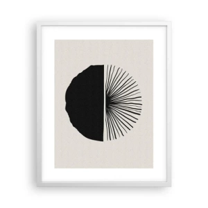 Affiche dans un cadre blanc - Poster - Une gamme de possibilités - 40x50 cm