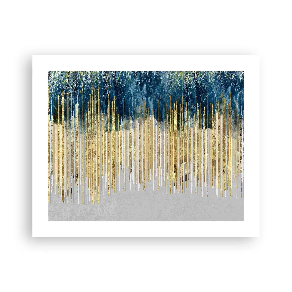 Affiche - Poster - Bordure dorée - 50x40 cm