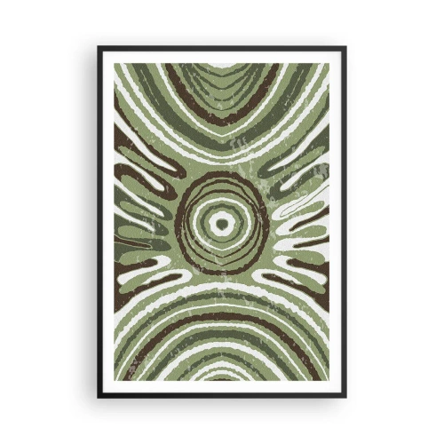 Affiche dans un cadre noir - Poster - Une explosion d'émotions - 70x100 cm