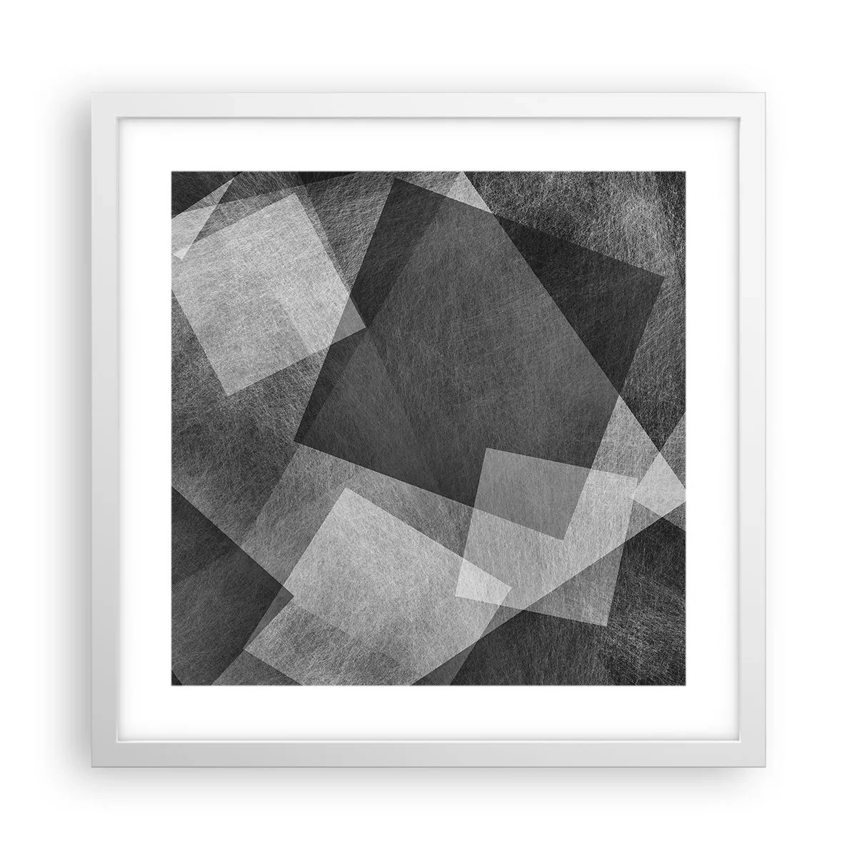 Affiche dans un cadre blanc - Poster - Le symbole éternel de durabilité et d'ordre - 40x40 cm