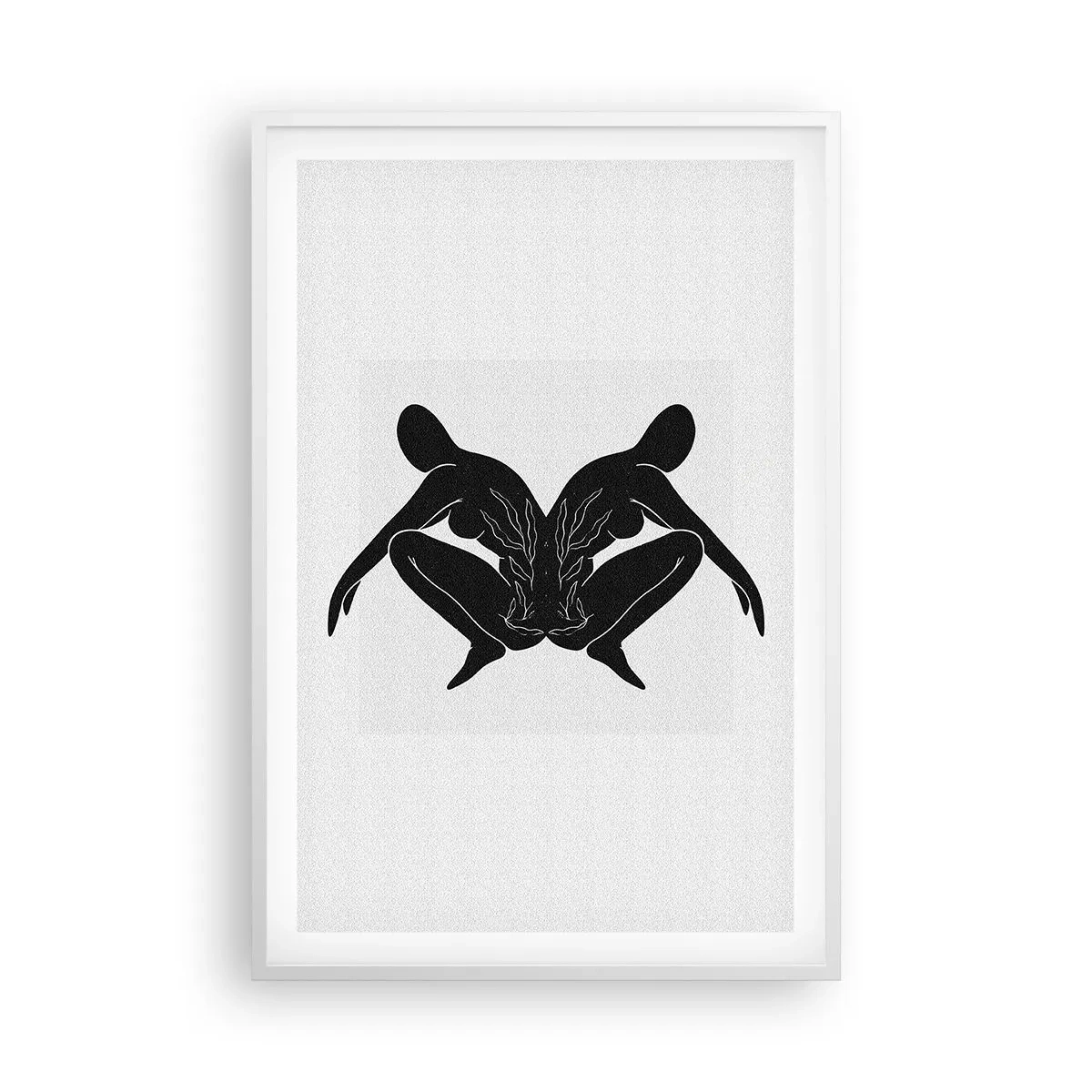 Affiche dans un cadre blanc - Poster - Une âme commune - 61x91 cm