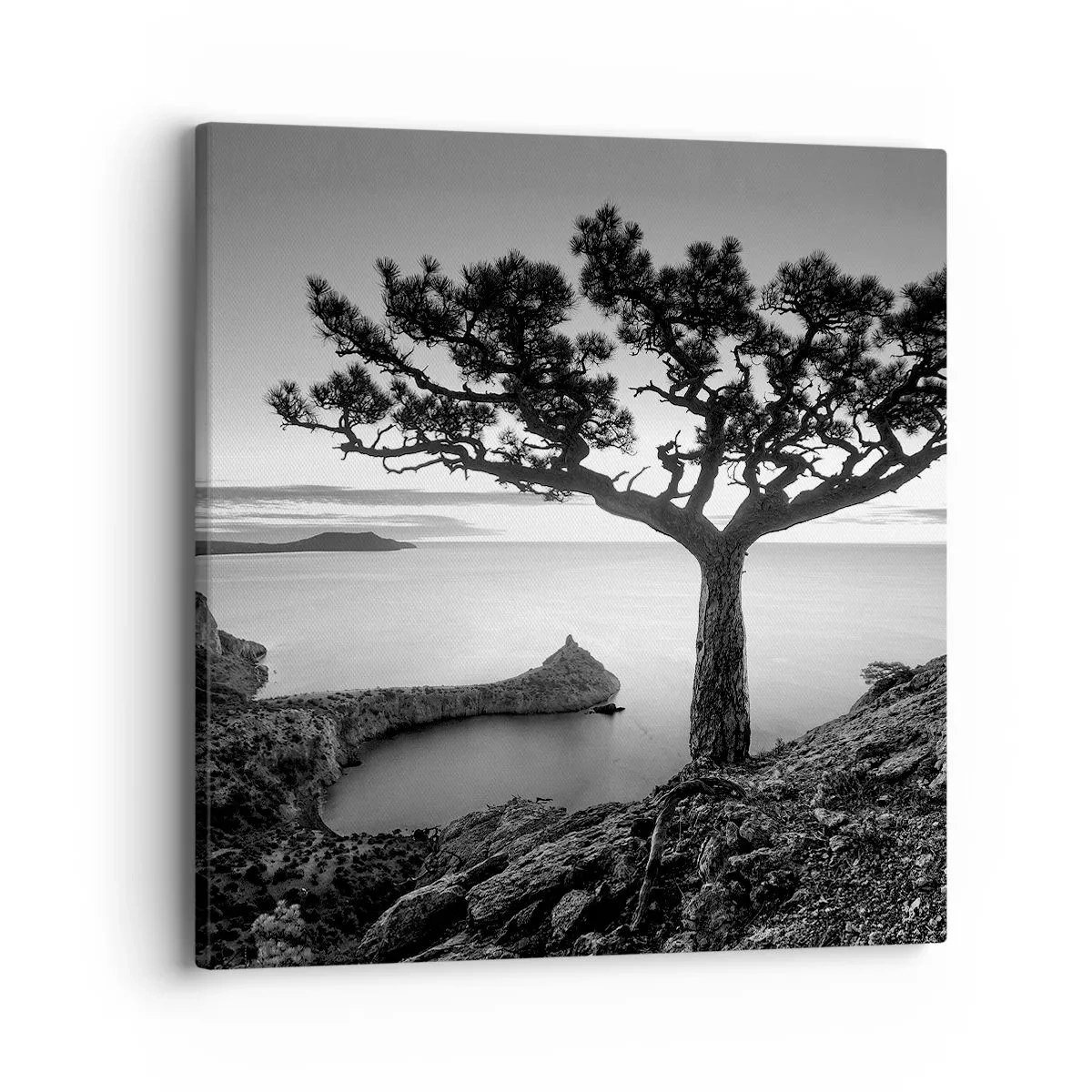 Impression sur toile - Image sur toile - Paix jusqu'à l'horizon - 40x40 cm