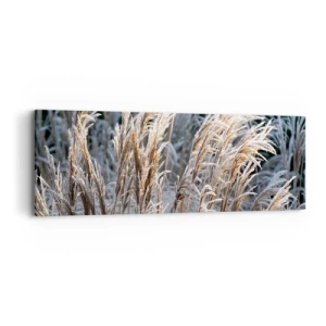 Impression sur toile - Image sur toile - Habillé de givre - 90x30 cm