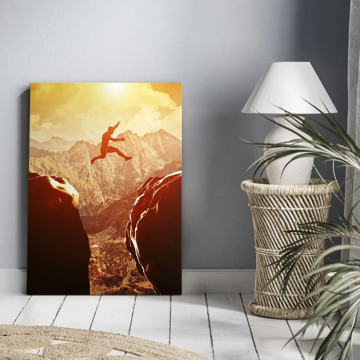 Impression sur toile - Image sur toile - Dépassement des limites - 55x100 cm