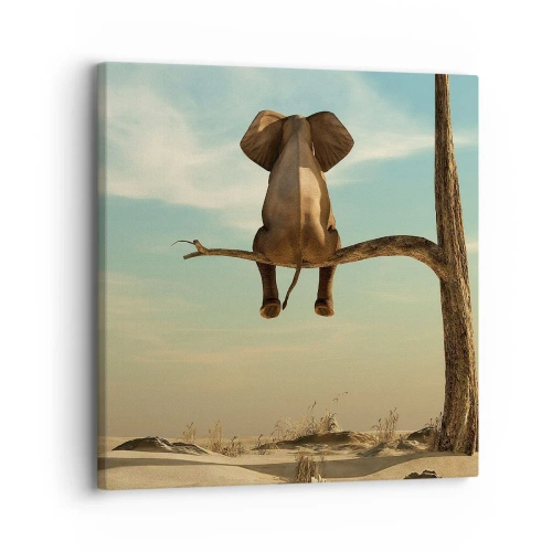 Impression sur toile - Image sur toile - Nouveau point de vue - 30x30 cm