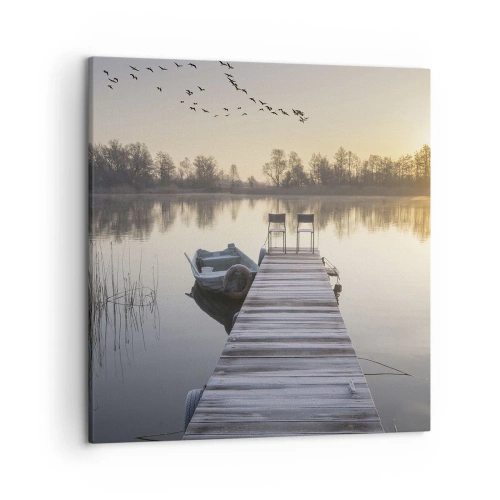 Impression sur toile - Image sur toile - Je reviendrai - 50x50 cm