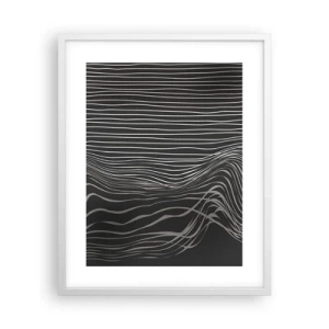 Affiche dans un cadre blanc - Poster - Rythme et accent - 40x50 cm