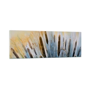 Impression sur verre - Image sur verre - Fraicheur de l'eau, chaleur du soleil - 90x30 cm