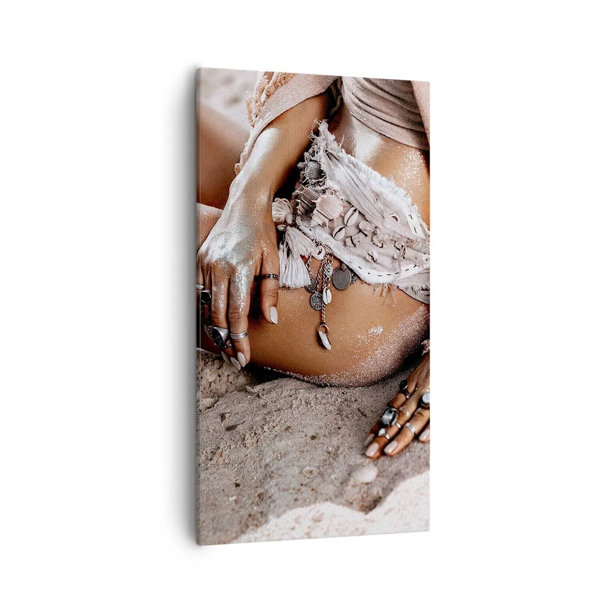 Impression sur toile - Image sur toile - Rejeté par la vague? - 55x100 cm