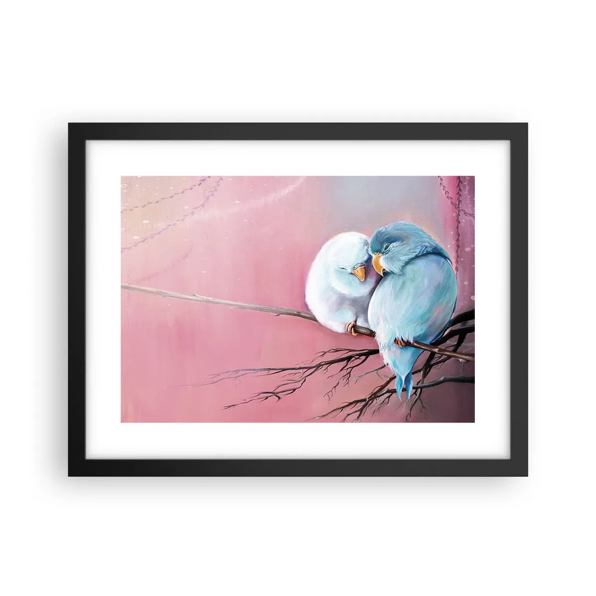 Affiche dans un cadre noir - Poster - Que dire de plus?... - 40x30 cm