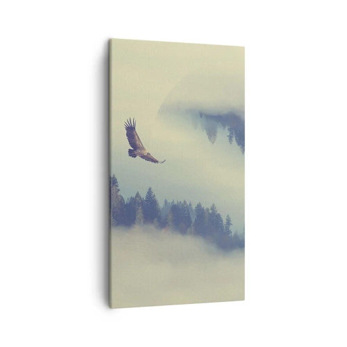 Impression sur toile - Image sur toile - J'ai vu l'ombre d'un aigle - 45x80 cm