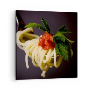 Impression sur toile - Image sur toile - Une bouchée savoureuse - 60x60 cm