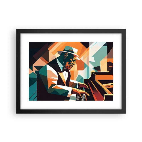 Affiche dans un cadre noir - Poster - C’est tout le jazz - 40x30 cm