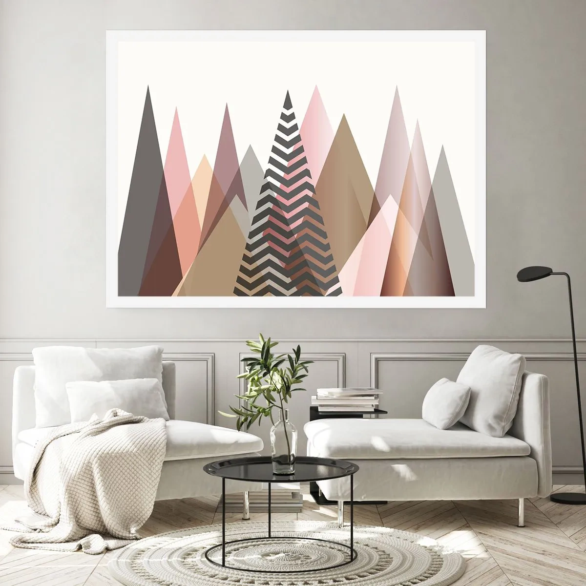 Affiche - Poster - Vue pyramidale - 40x30 cm