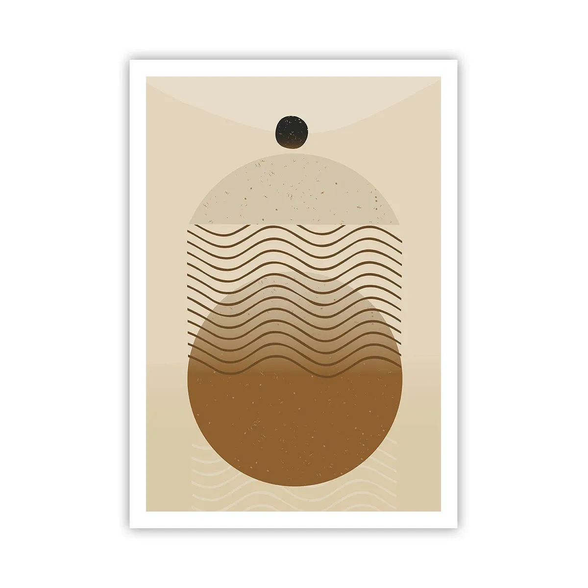 Affiche - Poster - Sur l'origine des figures géométriques - 70x100 cm