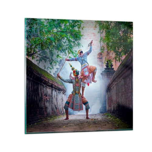 Impression sur verre - Image sur verre - La danse est d'une beauté dévastatrice - 50x50 cm