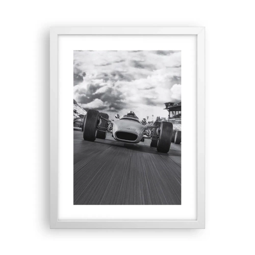 Affiche dans un cadre blanc - Poster - Puissance! - 30x40 cm