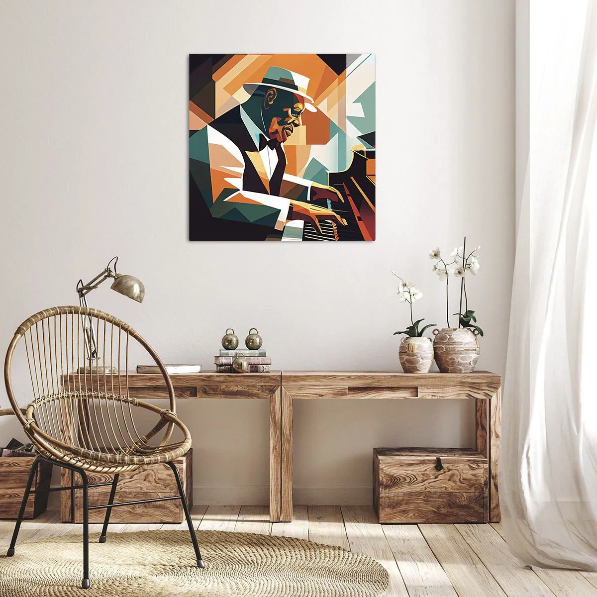 Impression sur toile - Image sur toile - C’est tout le jazz - 60x60 cm