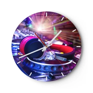 Horloge murale - Pendule murale - Il va s'en passer des choses - 40x40 cm