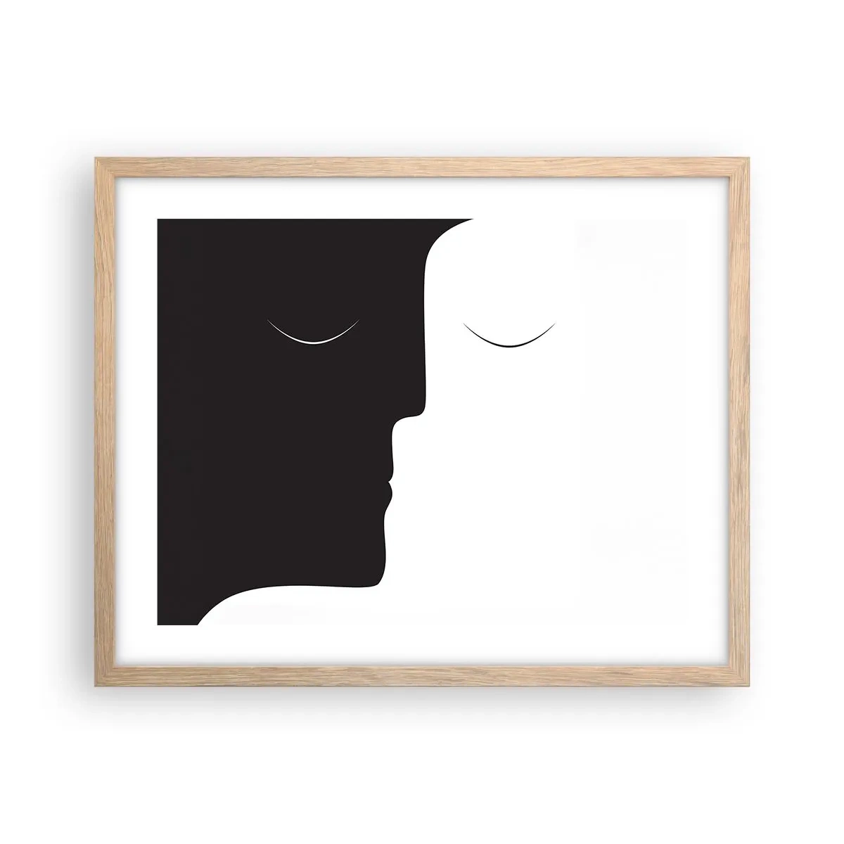 Affiche dans un chêne clair - Poster - Unité des contraires - 50x40 cm