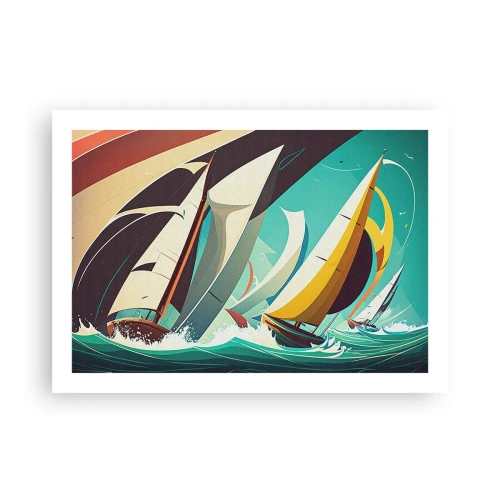 Affiche - Poster - Bonne chance avec les éléments - 70x50 cm