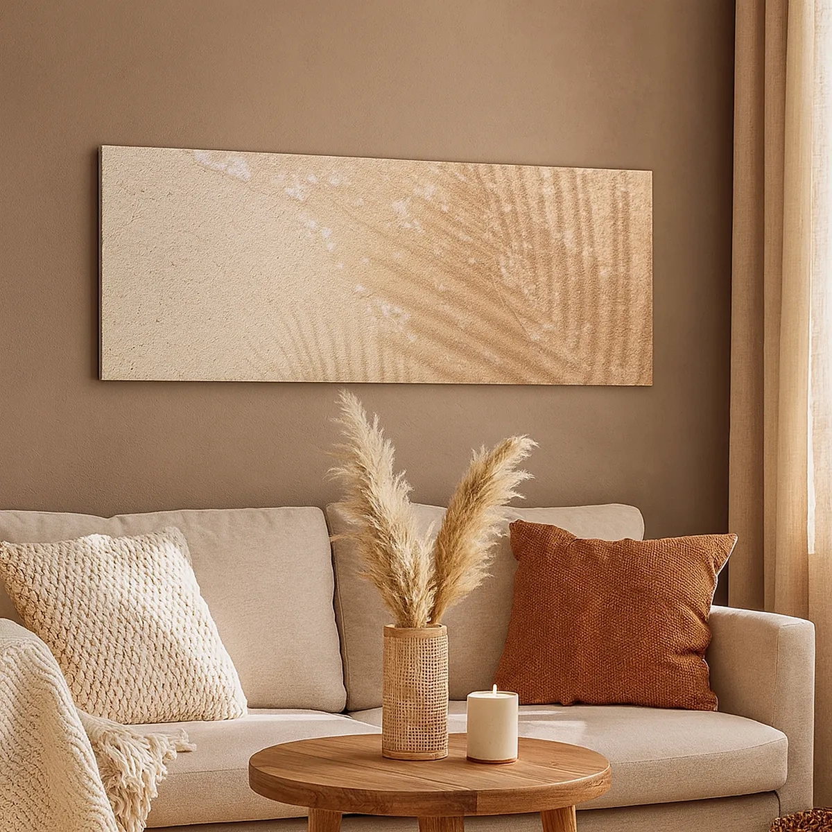 Impression sur toile - Image sur toile - Ombre d'un été chaud - 30x30 cm