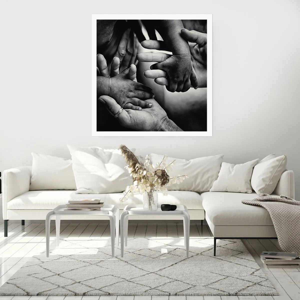 Affiche - Poster - Être humain - 60x60 cm