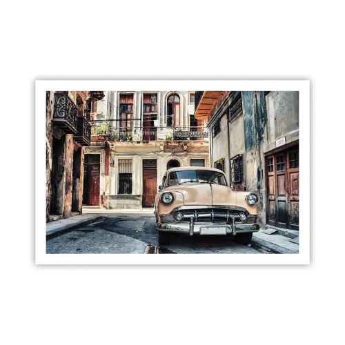 Affiche - Poster - Sieste à La Havane - 91x61 cm