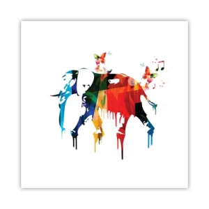 Affiche - Poster - Tout le monde peut danser - 30x30 cm