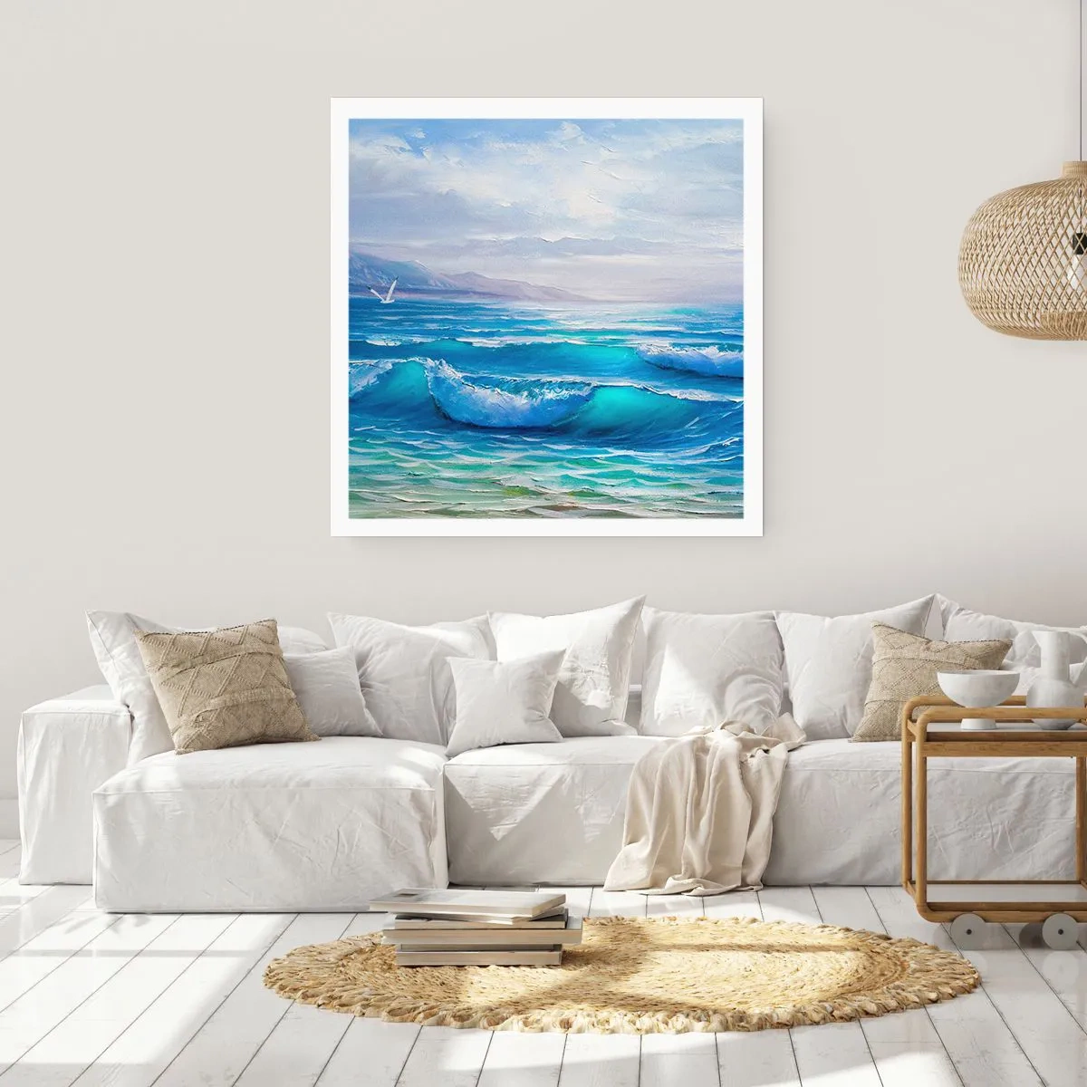 Affiche - Poster - Il apporte un soulagement - 60x60 cm