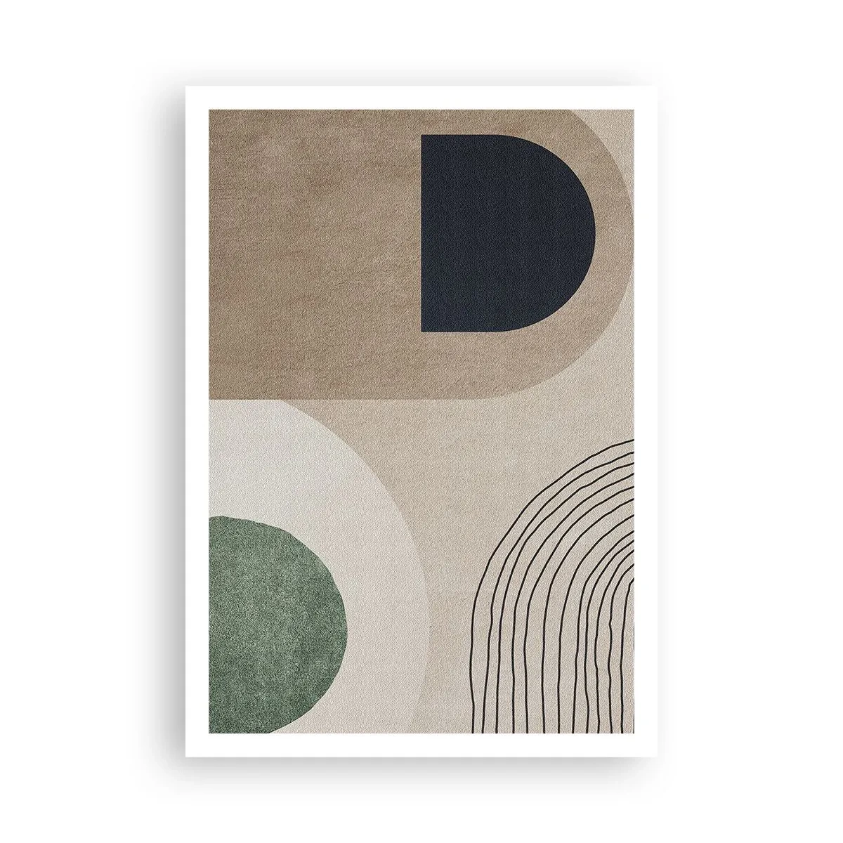 Affiche - Poster - La douceur de l'ovale - 70x100 cm