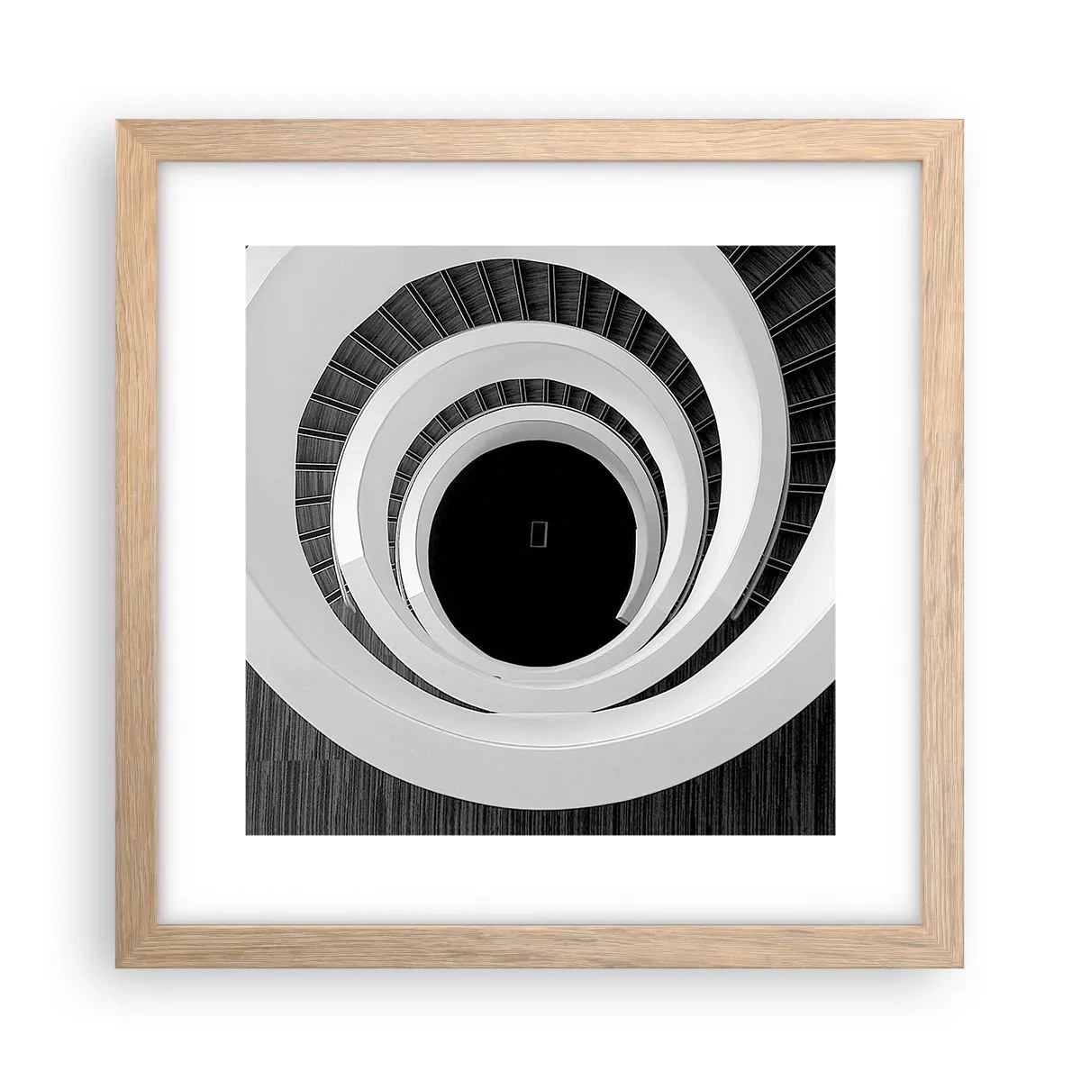 Affiche dans un chêne clair - Poster - Les choses concrêtes - 30x30 cm