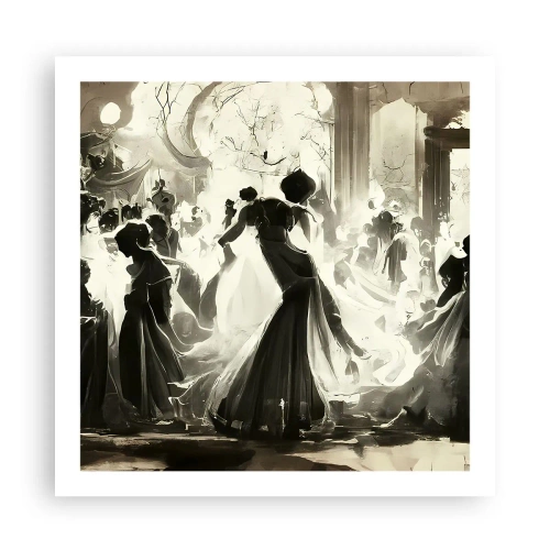 Affiche - Poster - La grande mascarade - 60x60 cm