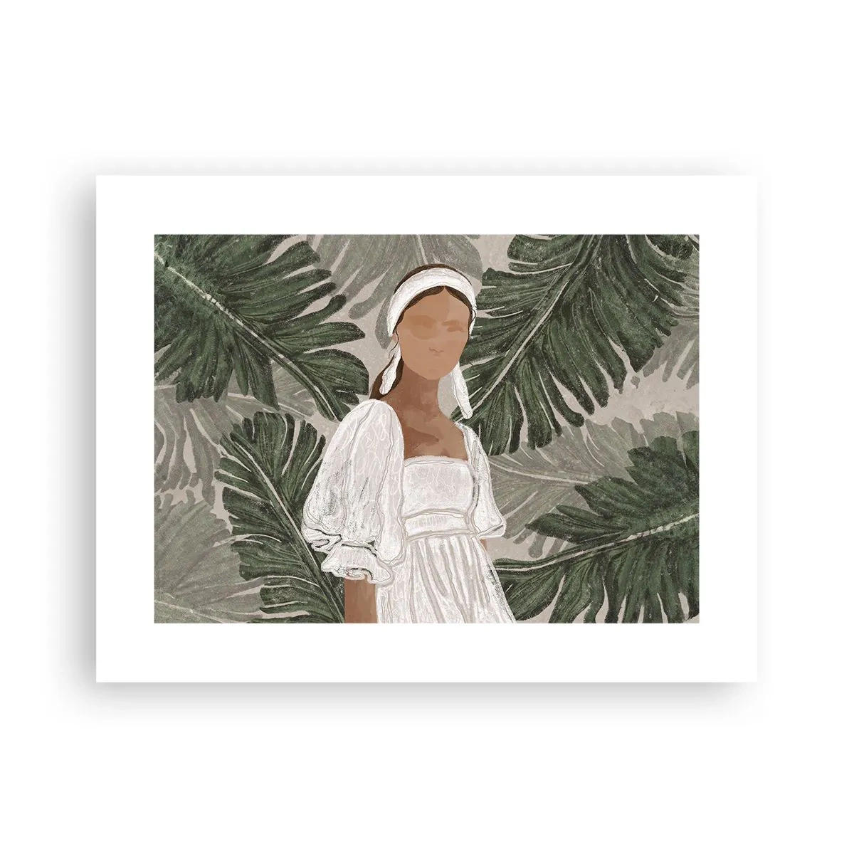Affiche - Poster - Portrait exotique - 40x30 cm