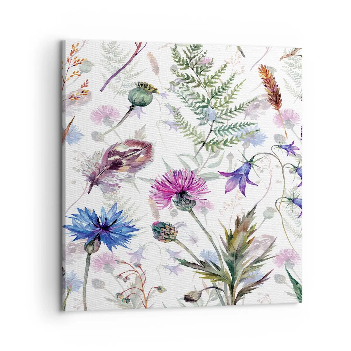 Impression sur toile - Image sur toile - Herbier polonais - 60x60 cm