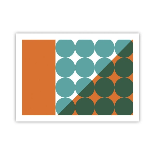 Affiche - Poster - En haut et en diagonale - 70x50 cm