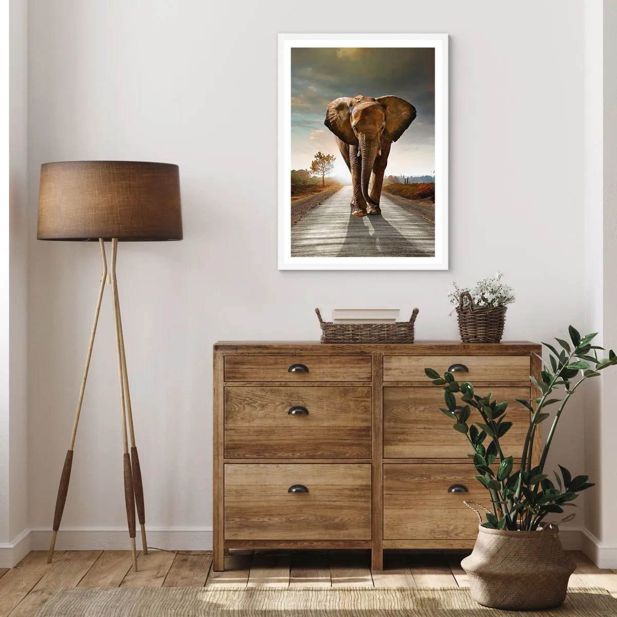 Affiche dans un cadre blanc - Poster - Et pas du tout en porcelaine - 70x100 cm