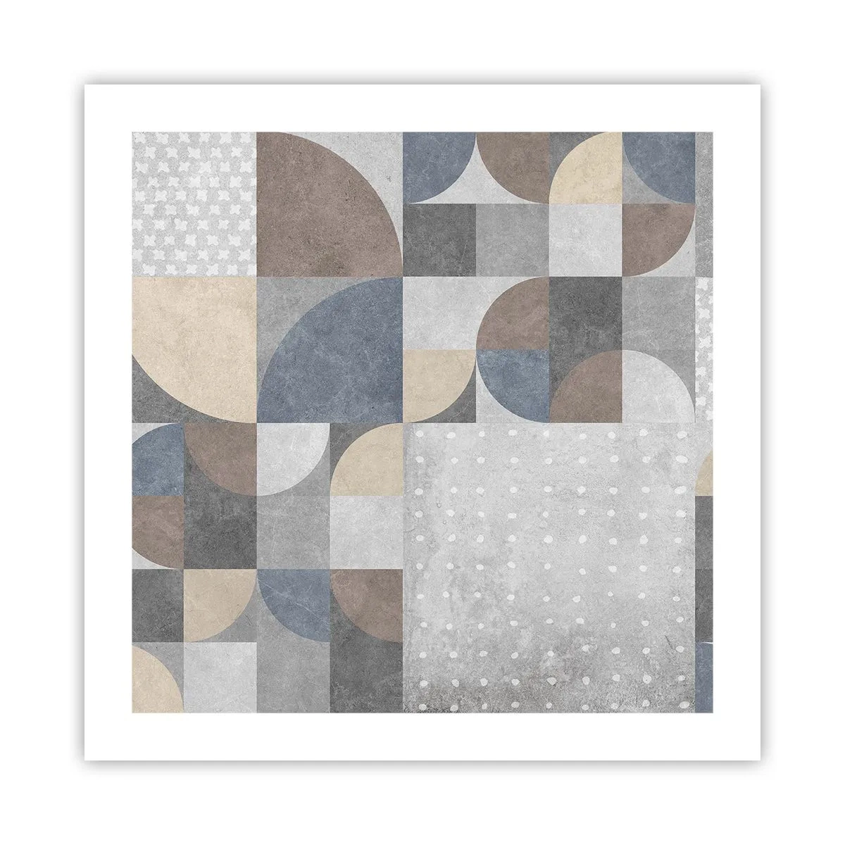 Affiche - Poster - Fantaisie de la céramique  - 50x50 cm