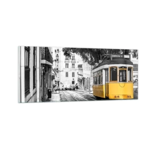 Impression sur verre - Image sur verre - Et du fado en arrière-plan - 100x40 cm