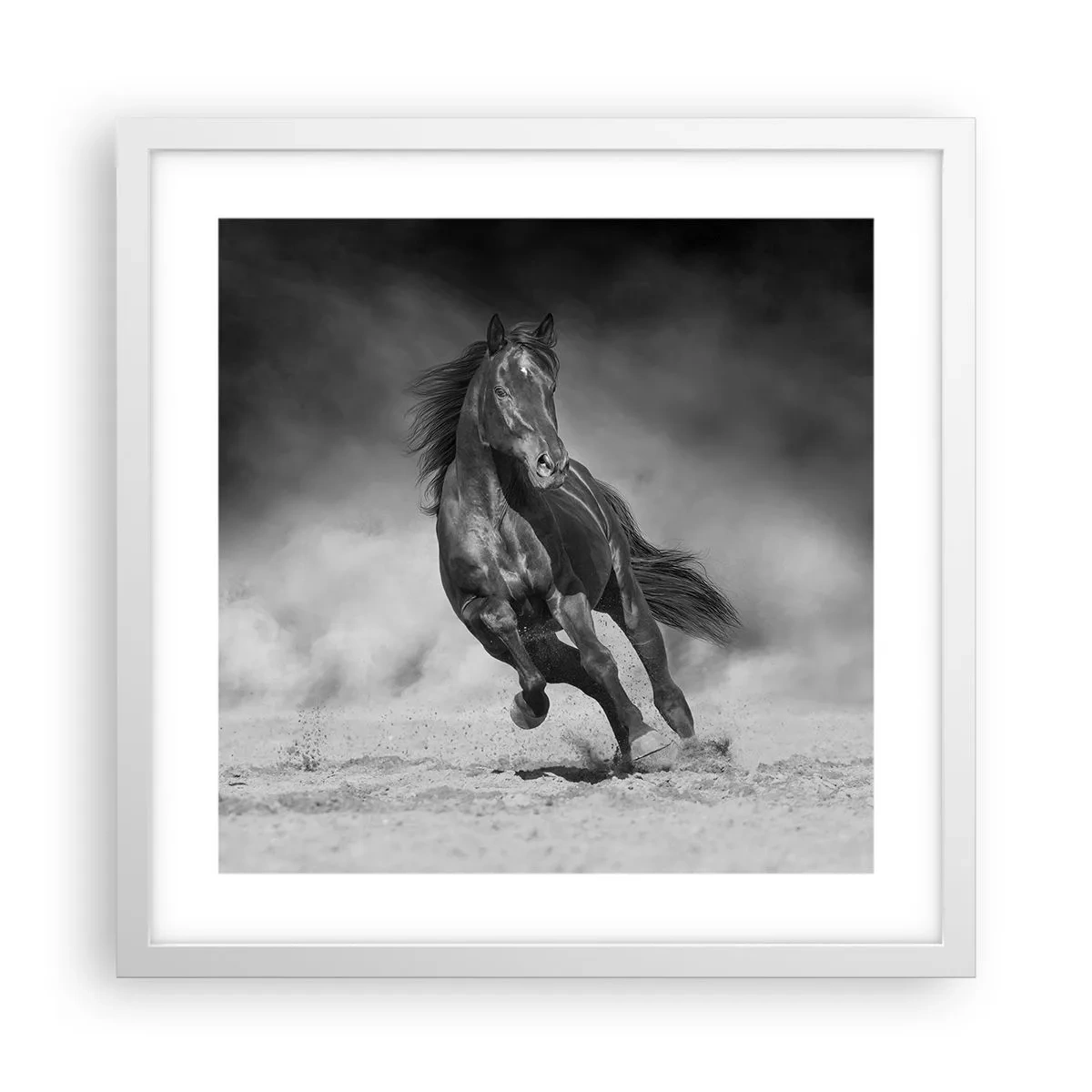 Affiche dans un cadre blanc - Poster - Digne de l'émir lui-même - 40x40 cm