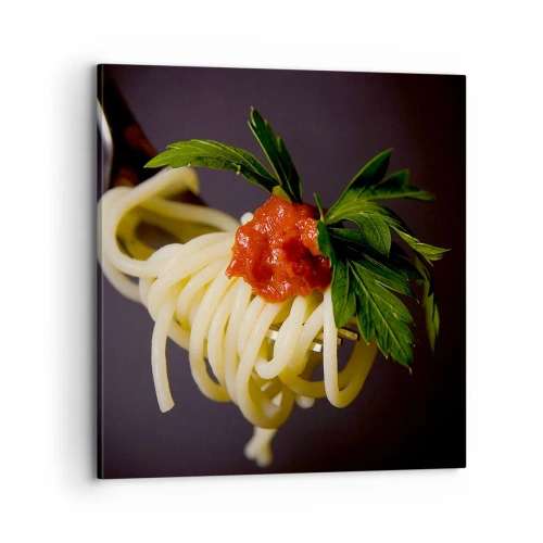 Impression sur toile - Image sur toile - Une bouchée savoureuse - 70x70 cm