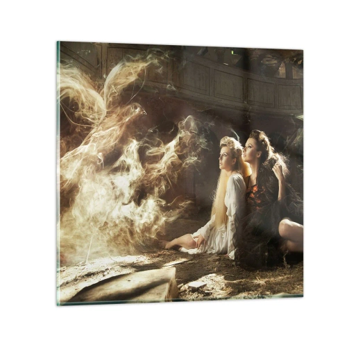 Impression sur verre - Image sur verre - Et il y a eu la poésie - 30x30 cm