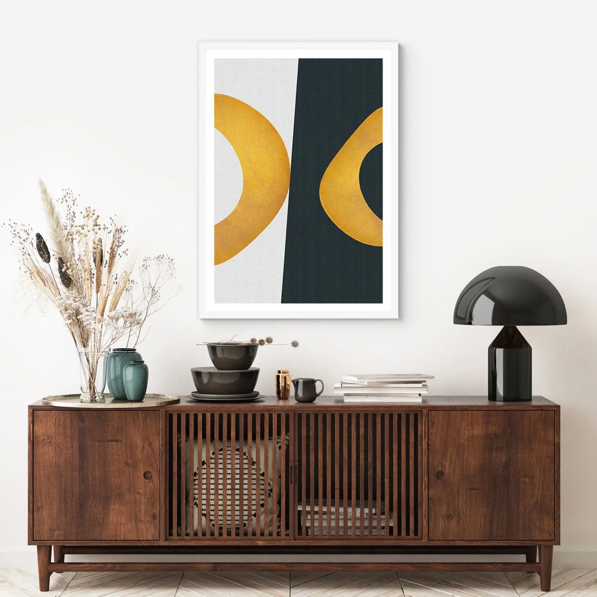 Affiche dans un cadre blanc - Poster - Avant tout : l’or - 61x91 cm