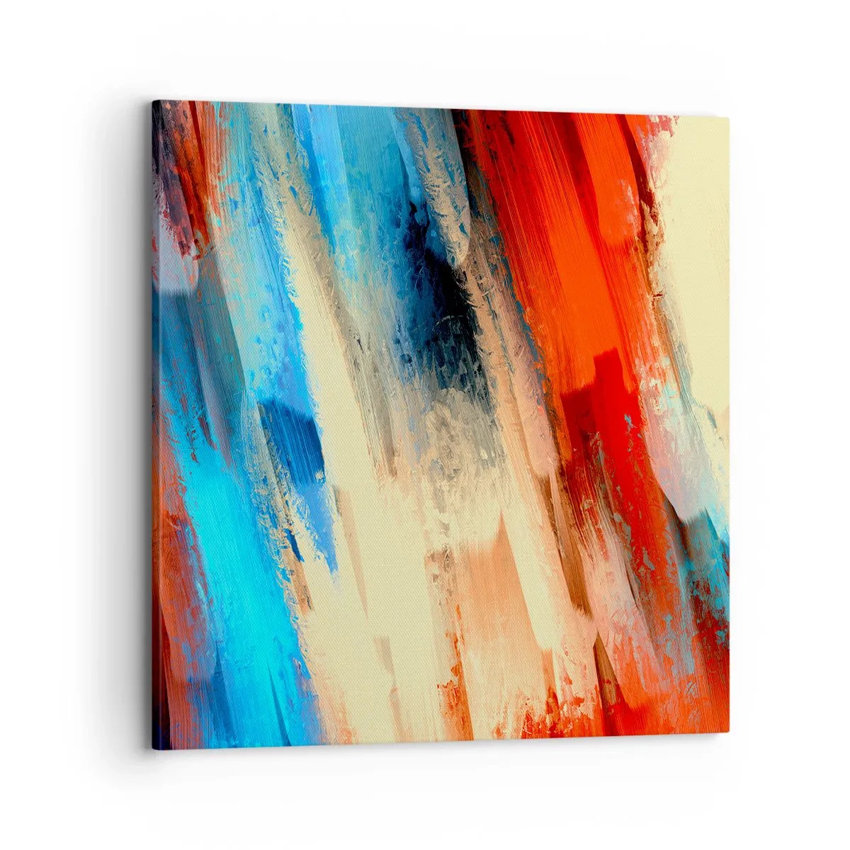 Impression sur toile - Image sur toile - Une cascade de couleurs - 70x70 cm
