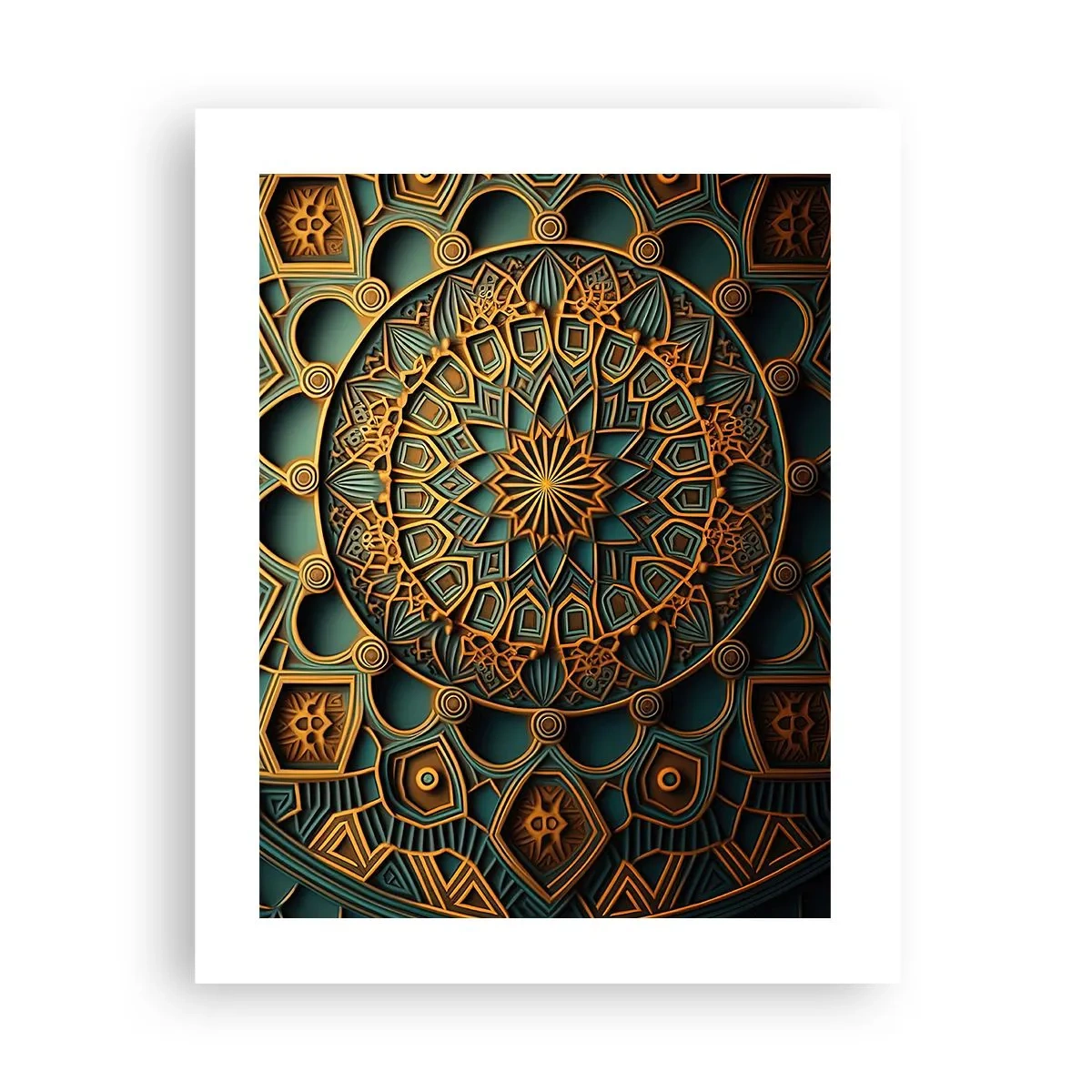 Affiche - Poster - Dans une ambiance arabe - 40x50 cm