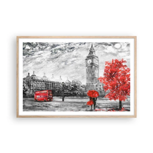 Affiche dans un chêne clair - Poster - Une journée passionnante - 91x61 cm